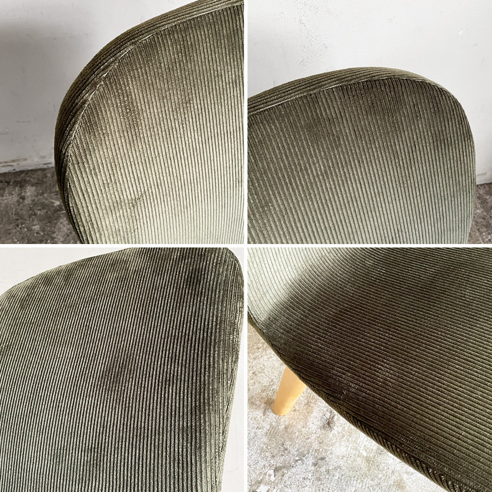 トラックファニチャー TRUCK FURNITURE ラウンジチェア 1P ファブリック F-21 グリーンコーデュロイ GREEN CORDUROY ナチュラル TRUCKクラシックデザイン ■