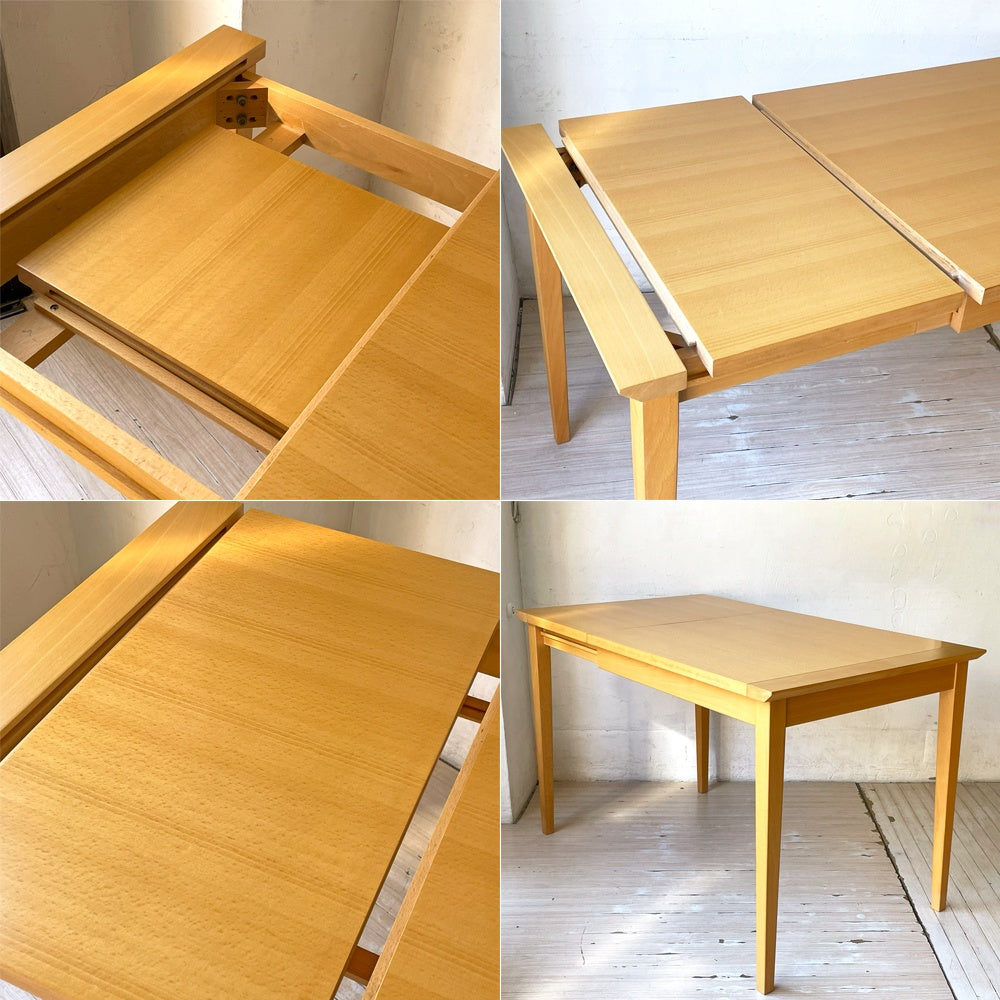IDC大塚家具 IDC OTSUKA オクトS OT オーク材 エクステンション ダイニングテーブル 伸長式 ナチュラル シンプルデザイン ★