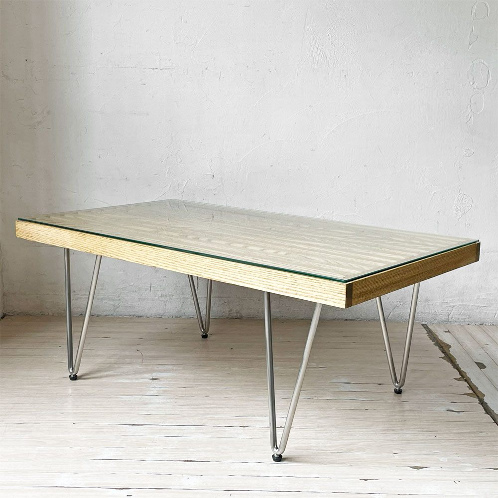 クラッシュゲート CRASH GATE コンフォーム COMFORM イット コーヒーテーブル IT COFFEE TABLE ガラス天板付き 定価57,200円 ★