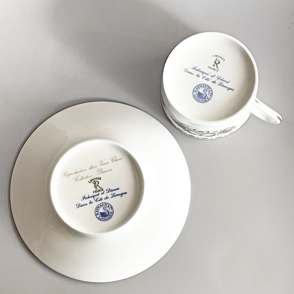 レイノー Raynaud リモージュ Limoges カップ&ソーサー C＆S シノワズリ ビンテージ フランス ■