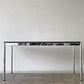 USMモジュラーファニチャー USM Haller USMハラーテーブル ワーキングデスク ダイニングテーブル MDF ミッドグレー W150×D75×H74cm アジャスター ◇