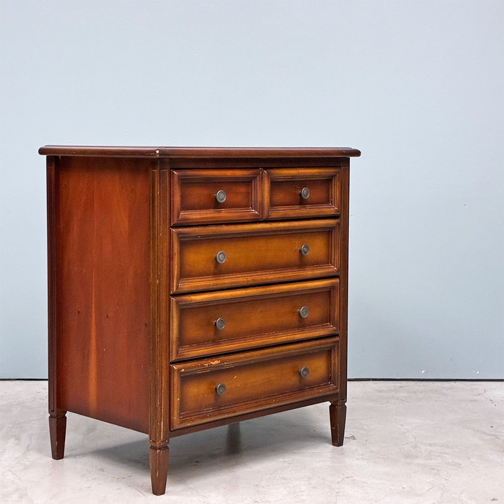 ヨーロピアンクラシカルデザイン European Classical Design サイドチェスト 5ドロワー W59.5cm ミニチェスト ◎