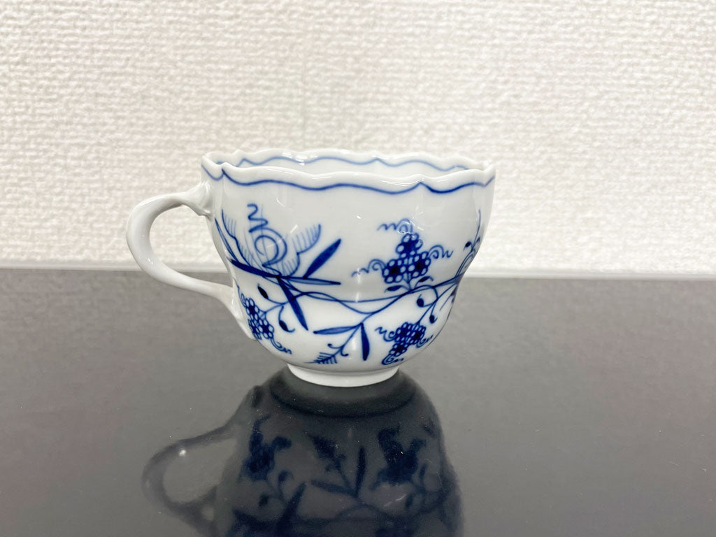 マイセン Meissen ブルーオニオン Blue Onion カップ&ソーサー C&S 美品 〓