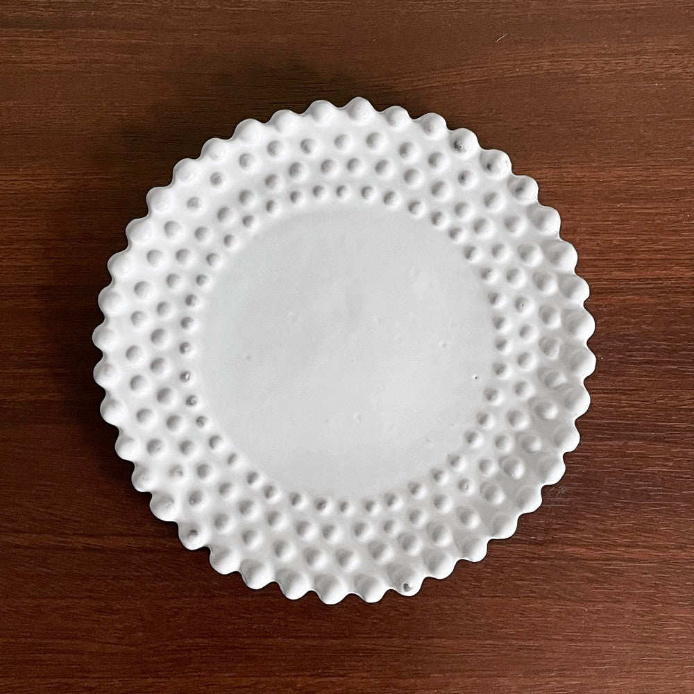 アスティエ・ド・ヴィラット Astier de Villatte アデライド ADELAID ティーカップソーサー W13cm 陶器 廃番 フランス ■