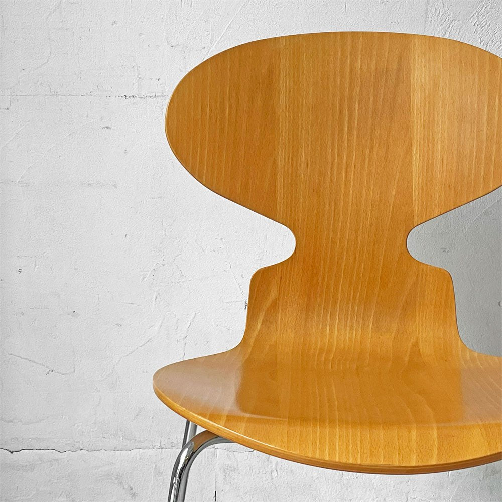 フリッツハンセン Fritz Hansen 3101 アリンコチェア アントチェア 4本脚 ナチュラルビーチ ラッカー仕上げ フェルトグライズ アルネ・ヤコブセン ★