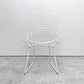 ノル Knoll 420 サイドチェア ワイヤーチェア ホワイト ハリー・ベルトイア Harry Bertoia ミッドセンチュリー ビンテージ 名作椅子 ●