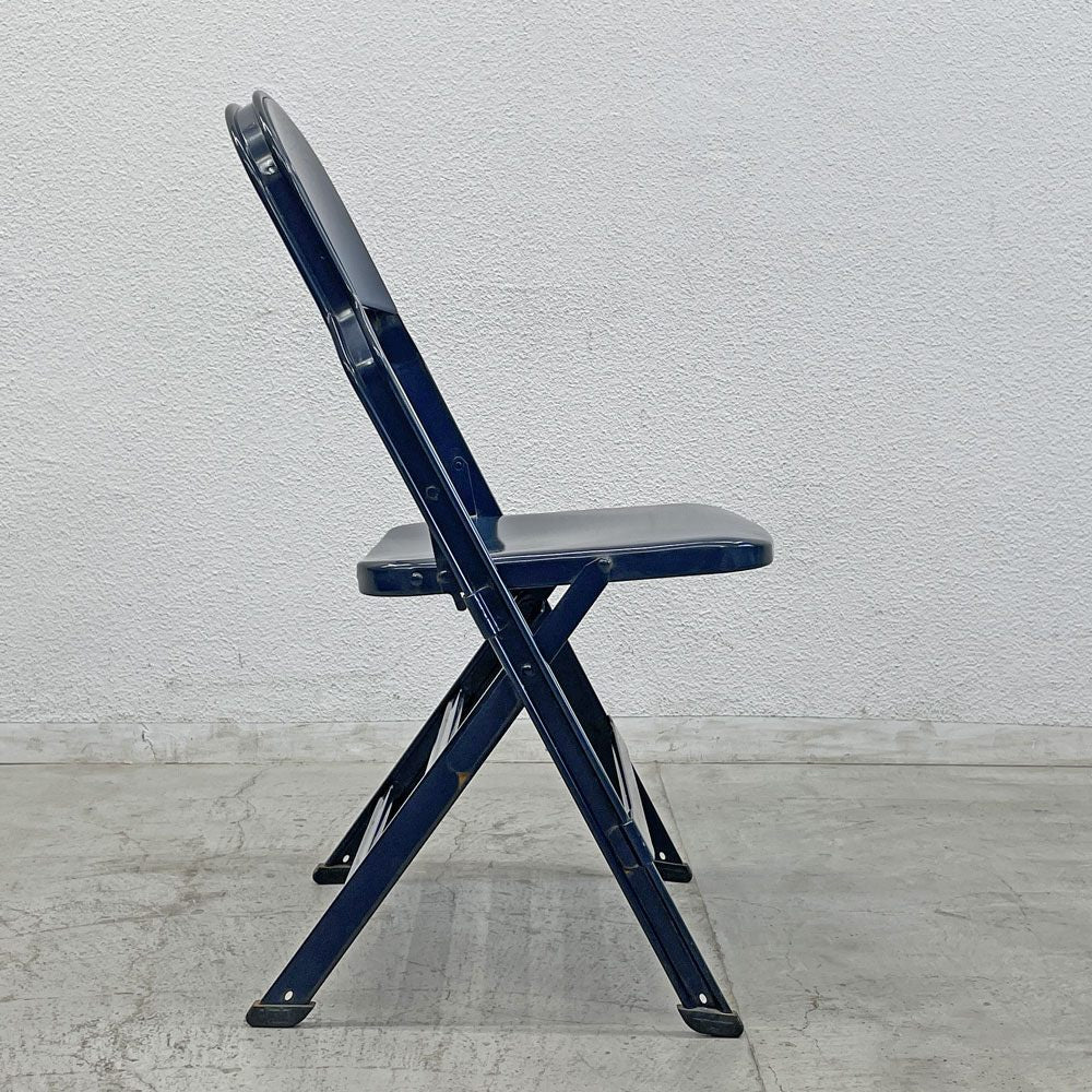 クラリン CLARIN オールスチール フォールディングチェア All sterel folding chair 折り畳み椅子 クッション無し〓