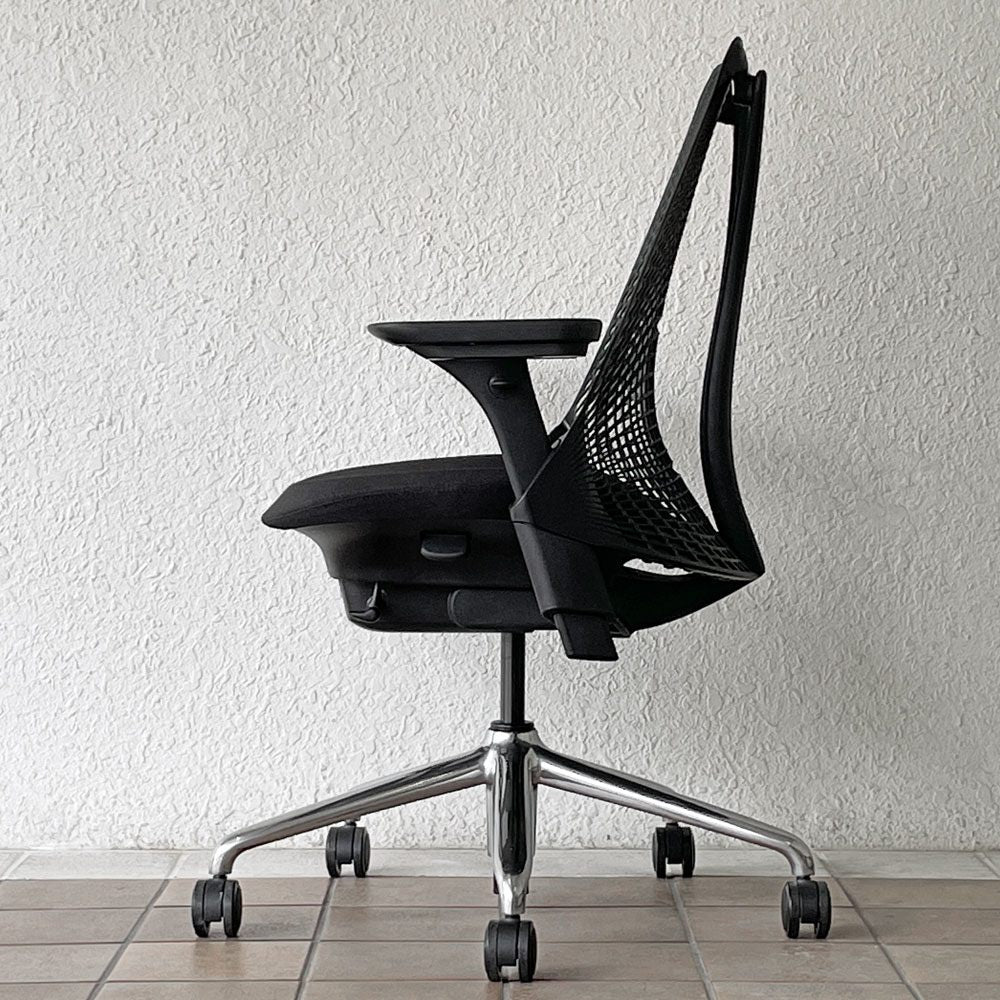 ハーマンミラー HermanMiller セイルチェア SAYL Chair サスペンションミドルバック アジャスタブルアーム 2024年製 イヴ・ベアール ◇
