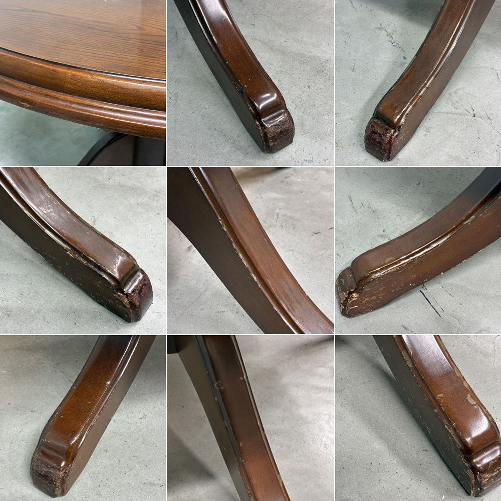 三越家具 ブルージュ Brugg カントリーハウス CDT1 エクステンション リビングダイニングテーブル ラウンド W108×H68cm ◎