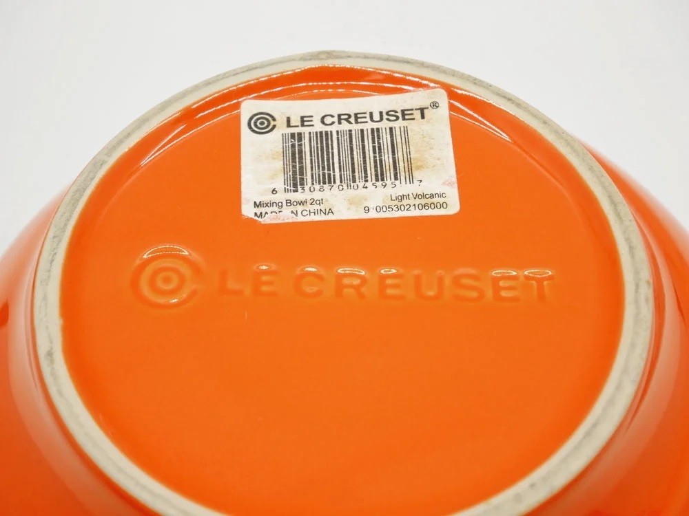 ルクルーゼ LE CREUSET ボウル Φ22cm オレンジ フランス ●