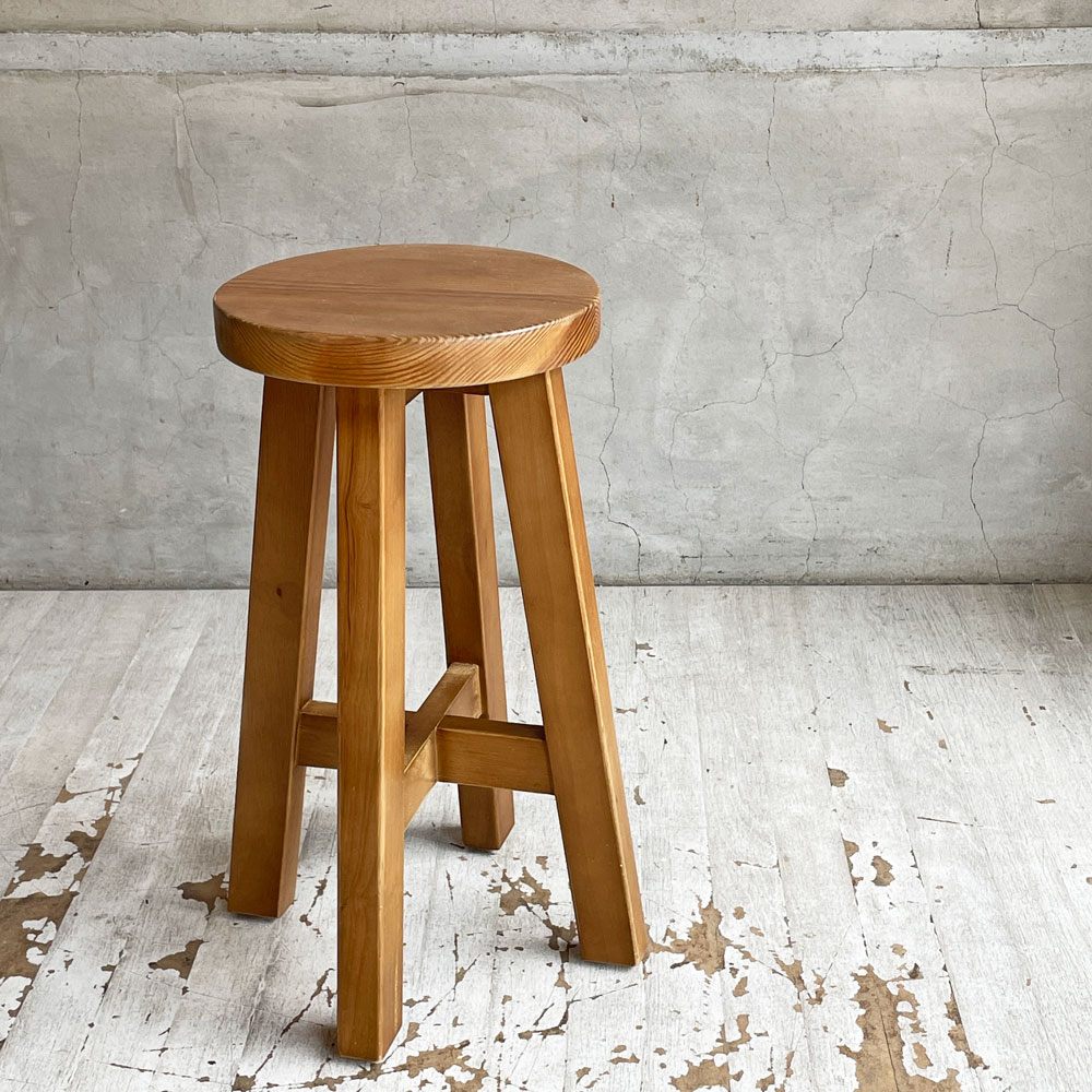 クラッシュゲート CRASH GATE ノットアンティークス knot antiques サビスツール SABI STOOL パイン古材 ラバーウッド ビンテージテイスト ♪