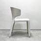 カッシーナ Cassina オラ 367 HOLA アームチェア 本革 フルレザー ホワイト ハンス・ウェッツスタイン 定価￥374,000- B ●