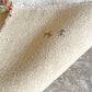 手縫い ギャッベ gabbeh 絨毯 ラグ カーペット アイボリー 145×86cm 鹿モチーフ ■