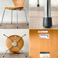 フリッツハンセン Fritz Hansen セブンチェア ビーチ材 ナチュラル アルネ・ヤコブセン Arne Jacobsen スタッキング デンマーク 北欧家具 B ◇