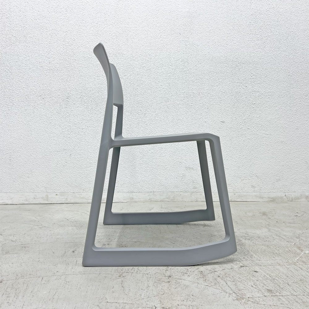 ヴィトラ Vitra ティプトン Tip Ton ワークチェア スタッキングチェア デスクチェア チルト機能 グレー色 B〓