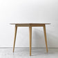 ナチュラルモダン Natural Modern メラミントップ ダイニングテーブル ブラック ビーチ材 テーパードレッグ W80cm ●