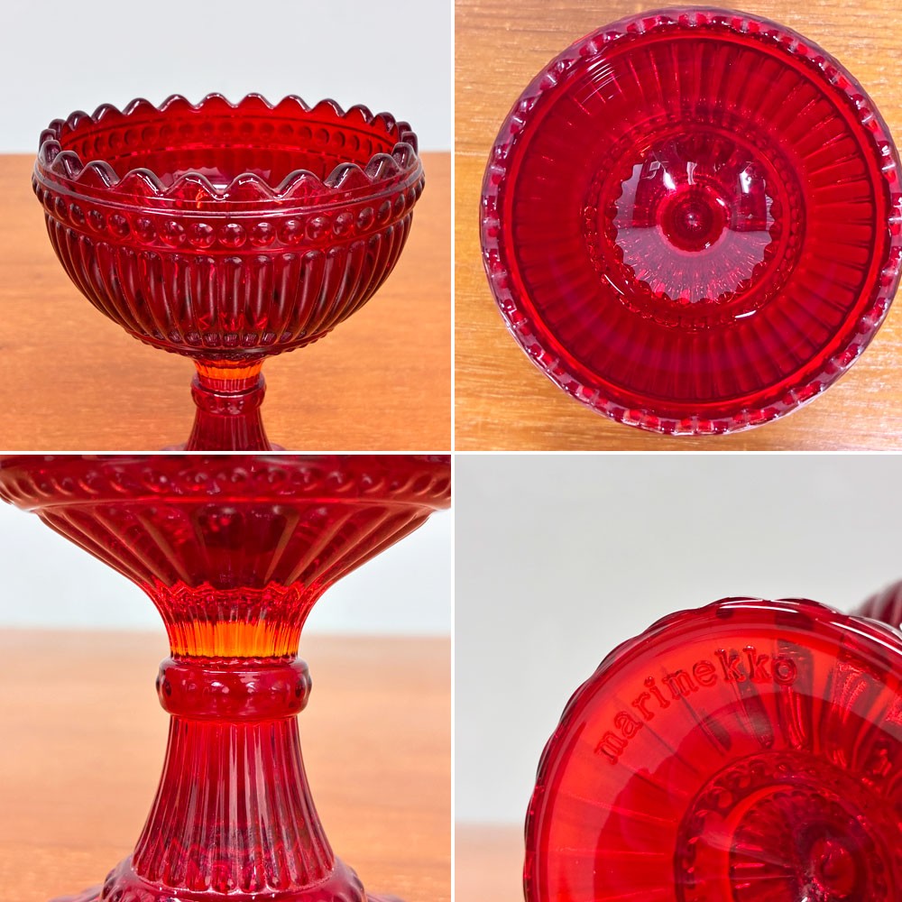 イッタラ iittala マリメッコ marimekko マリスコーリ Mariskooli マリボウル レッド Sサイズ 12cm ◎