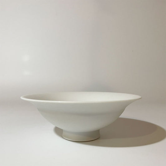 森岡希世子 ヨーグルトボウル 白磁鉢 Φ12cm 現代作家 ホワイト B ★