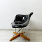 チャールズ＆レイ・イームズ C&R Eames ラ・シェーズ La chaise ラウンジチェア シェーズロング ブラック リプロダクト品 名作 ミッドセンチュリー ●