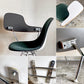 ハーマンミラー Herman Miller サイドシェルチェア セカンド 2nd ビンテージ アプホルスター スクールベース 肘掛けテーブル付 イームズ ミッドセンチュリー B ■