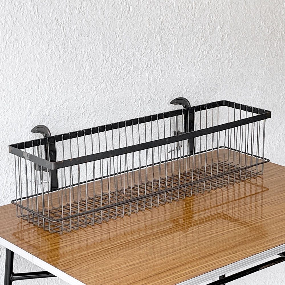 クラッシュゲート CRASH GATE ポットバスケット クランパー POT BASKET CLAMPER 収納バスケット スチール W81cm 関家具 インダストリアルデザイン 定価¥17,600- ◇