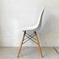 ハーマンミラー Herman Miller サイドシェルチェア ポリプロピレン ホワイト ドゥエルレッグ C&R イームズ ミッドセンチュリー B ★