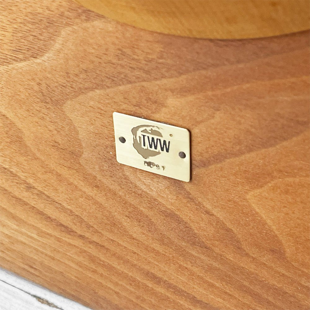 高山ウッドワークス Takayama Wood Works ティーテーブル W481K(ウォールナット+オーク) サイドテーブル 柏木工 定価81,400円 ★
