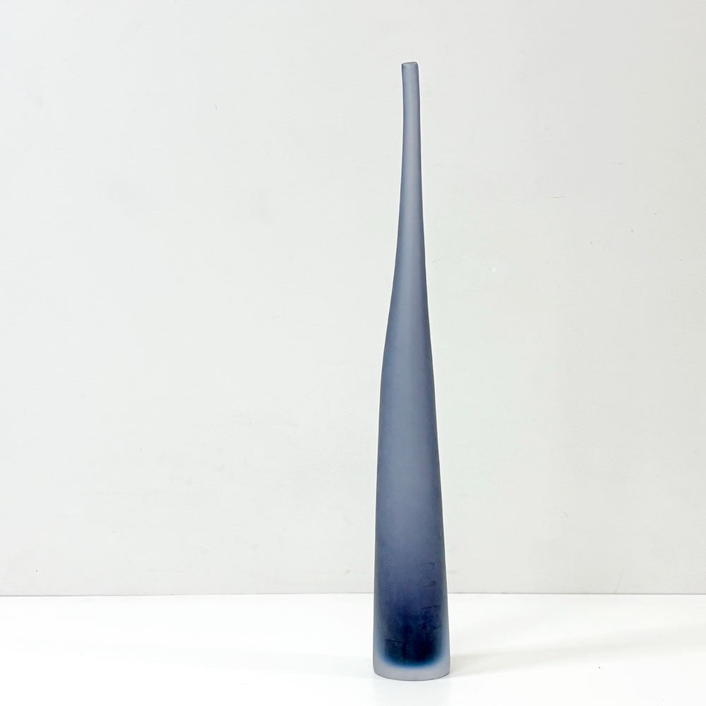 アーケード Arcade バンブーベース Bambu vase ガラスベース  フラワーベース ローラ・デ・サンティジャーナ イタリア ムラーノガラス ブルー  ●