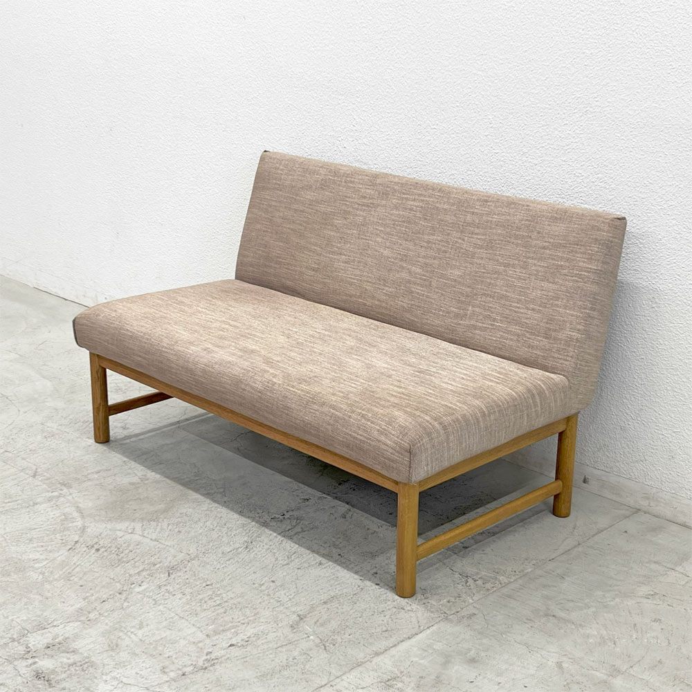 アクタス ACTUS タイム THYME 2シーター ソファベンチ オーク材 W120cm  ナチュラルカラー 〓
