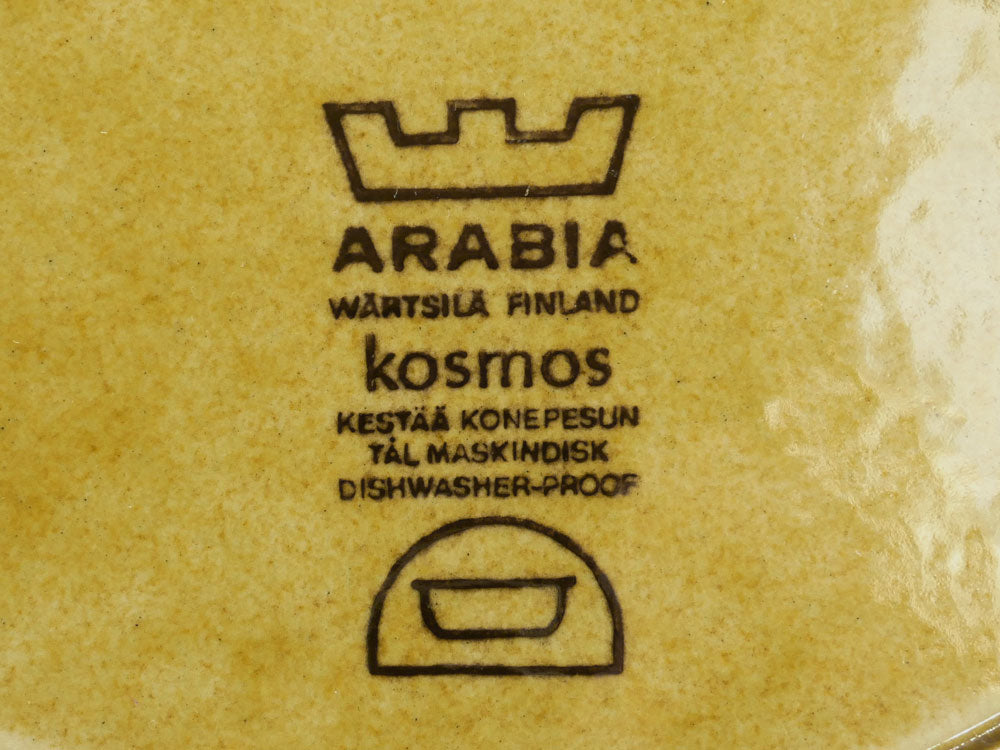 アラビア ARABIA コスモス KOSMOS ディナープレート Φ25.5cm ウラ・プロコッペ Ulla Procope ビンテージ 北欧食器 B ●