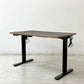 かなでもの KANADEMONO ザ・テーブル THE TABLE 電動昇降脚 FlexiSpot リノリウム天板 ブラック 参考価格約144,800円 ●