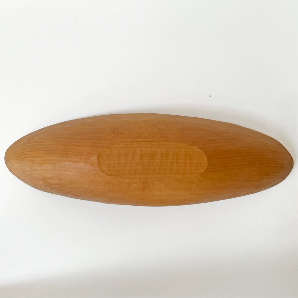 三谷龍二 Ryuji Mitani 舟型ボウル 山桜 33×10×6.8㎝ 木の器 木工 現代作家 ★
