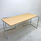 ビスレー BISLEY デスクプラン DESK PLAN Lフット ワーキングテーブル デスク オーク メラミン天板 スチール脚 W170cm イギリス ●