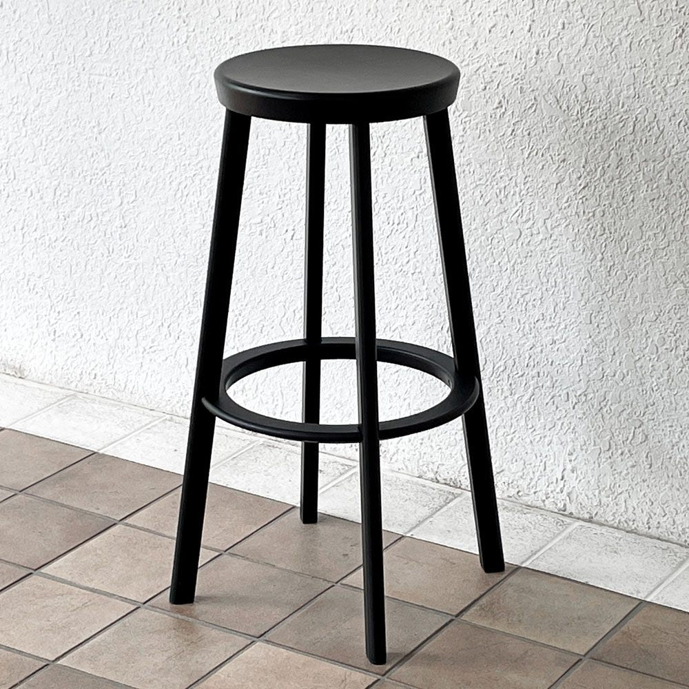 マジス MAGIS デジャヴ DEJA-VU STOOL カウンタースツール ブラック H76cm 屋外使用可 深澤直人 定価85,800円 ◇