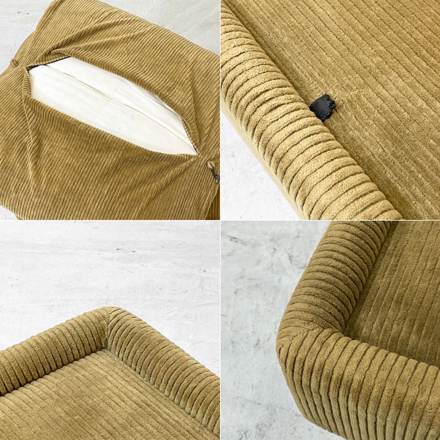 トラックファニチャー TRUCK FURNITURE FKソファ FK SOFA オットマン F-21 コーデュロイ フェザークッション ウォールナット材 ●