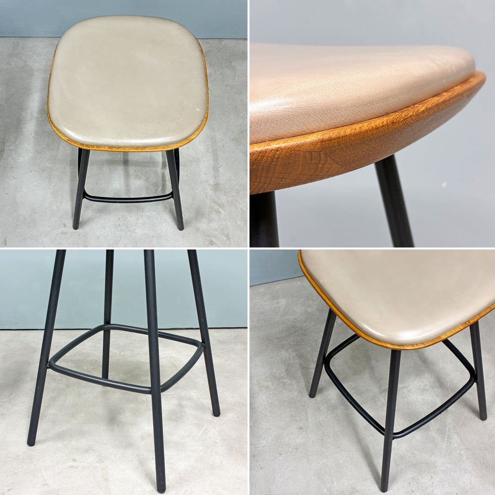 クルーガーブラザーズ BRDR.Kruger ポーリーン Pauline バースツール OEO Studio メタルレッグ デンマーク 北欧 モダン A ◎