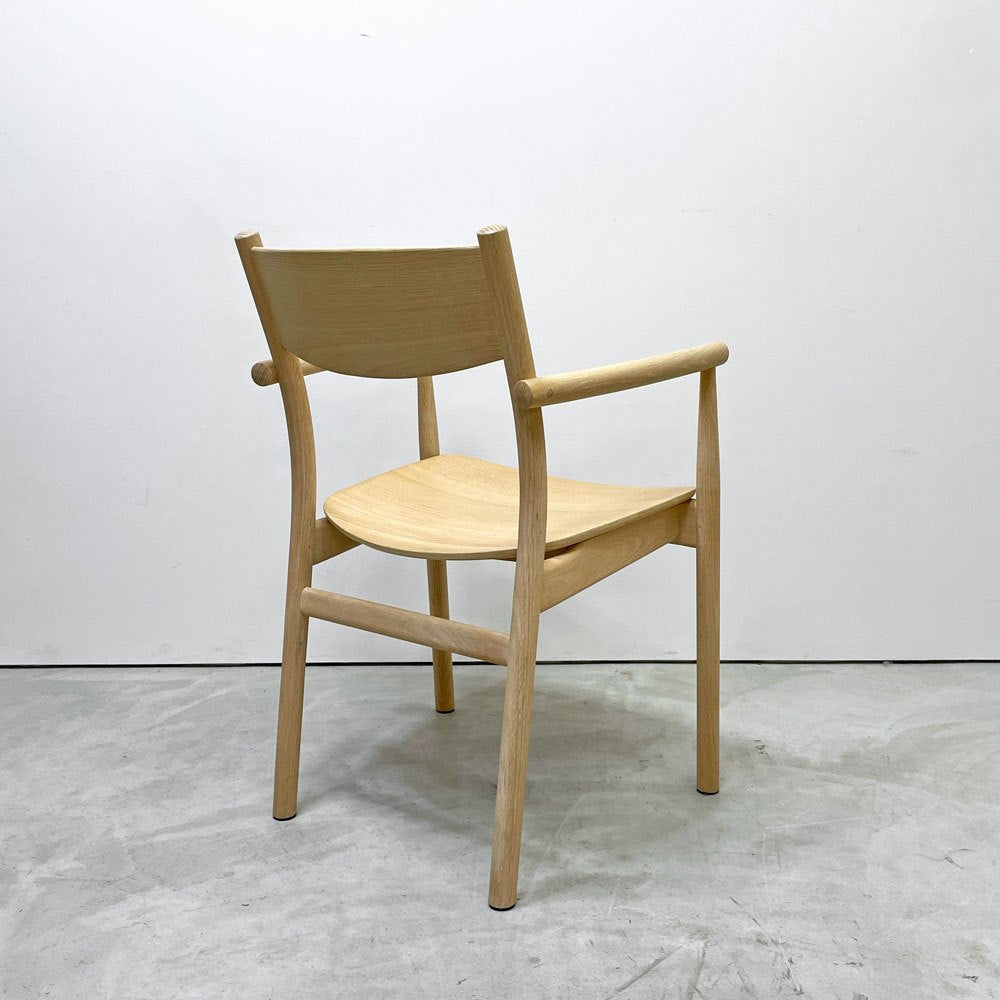 アクタス ACTUS スープ SOUP アームチェア タイプB オーク材 プライウッド座面 北欧スタイル ナチュラルモダン A ●
