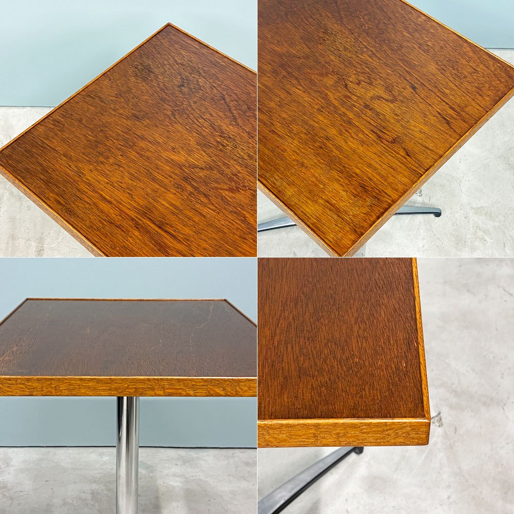 パシフィックファニチャーサービス P.F.S サイドテーブル SIDE TABLE カフェテーブル ラワン突板 アメリカンビンテージスタイル ◎