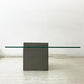 モーダエンカーサ moda en casa フライングテーブル FLYING TABLE コンクリートベース ガラス ローテーブル コーヒーテーブル 定価 ￥74,800- ●