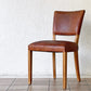 トラックファニチャー TRUCK FURNITURE エスアールチェア SR CHAIR ダイニングチェア ナラ無垢材 本革 ビンテージスタイル A ◇