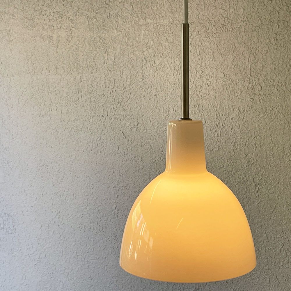 ルイスポールセン Louis Poulsen トルボー 220 Toldbod Glass Pendant ペンダントライト ホワイト 乳白ガラス ポール・ヘニングセン 定価83,600円 ◇