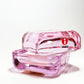 イッタラ iittala ビトリーニ Vitriini ガラス ボックス 小物入れ スイートピンク アヌ・ペンティネン Anu Penttine 美品 フィンランド 北欧雑貨 ★