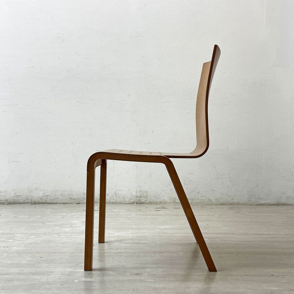 カンディハウス CONDE HOUSE ラピス LAPIS スタッキングチェア ダイニングチェア プライウッド シルッカ & ティモ・サールニオ 旭川家具 ●