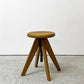クラッシュゲート CRASHGATE ノットアンティークス Knot Antiques リフト ロースツール LIFT STOOL Lo オーク無垢材 回転昇降 インダストリアル 廃番 ●