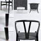 カールハンセン＆サン Carl Hansen & Son CH24 Yチェア ブラックラッカー×ブラックペーパーコード ビーチ材 ハンス・J・ウェグナー デンマーク 北欧家具 日本仕様サイズ D ●