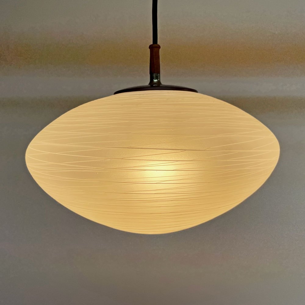 山田照明 ポピーライト Poppy Light 糸巻ガラスシェード ペンダントライト レトロ 和モダン 定価￥33,000- 廃番 ●