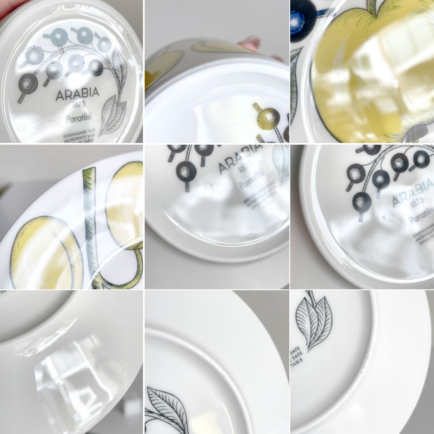 アラビア ARABIA パラティッシ PARATIISI ティーカップ&ソーサー ブルー&イエロー ビルガー・カイピアイネン Birger Kaipiainen フィンランド 北欧食器 C ■