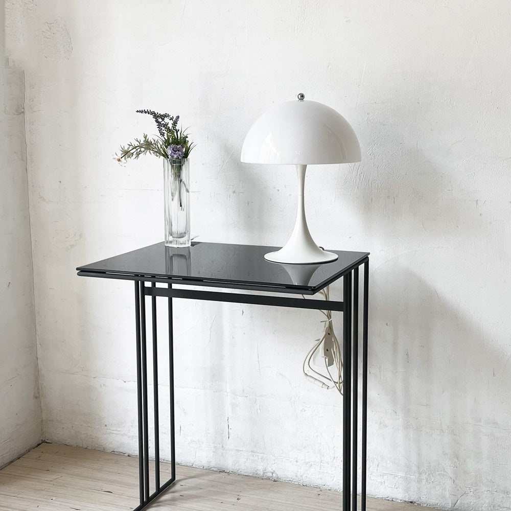 ボーコンセプト BoConcept アルバ ALBA ガラストップ アイアンフレーム サイドテーブル ソファテーブル ナイトテーブル  ★