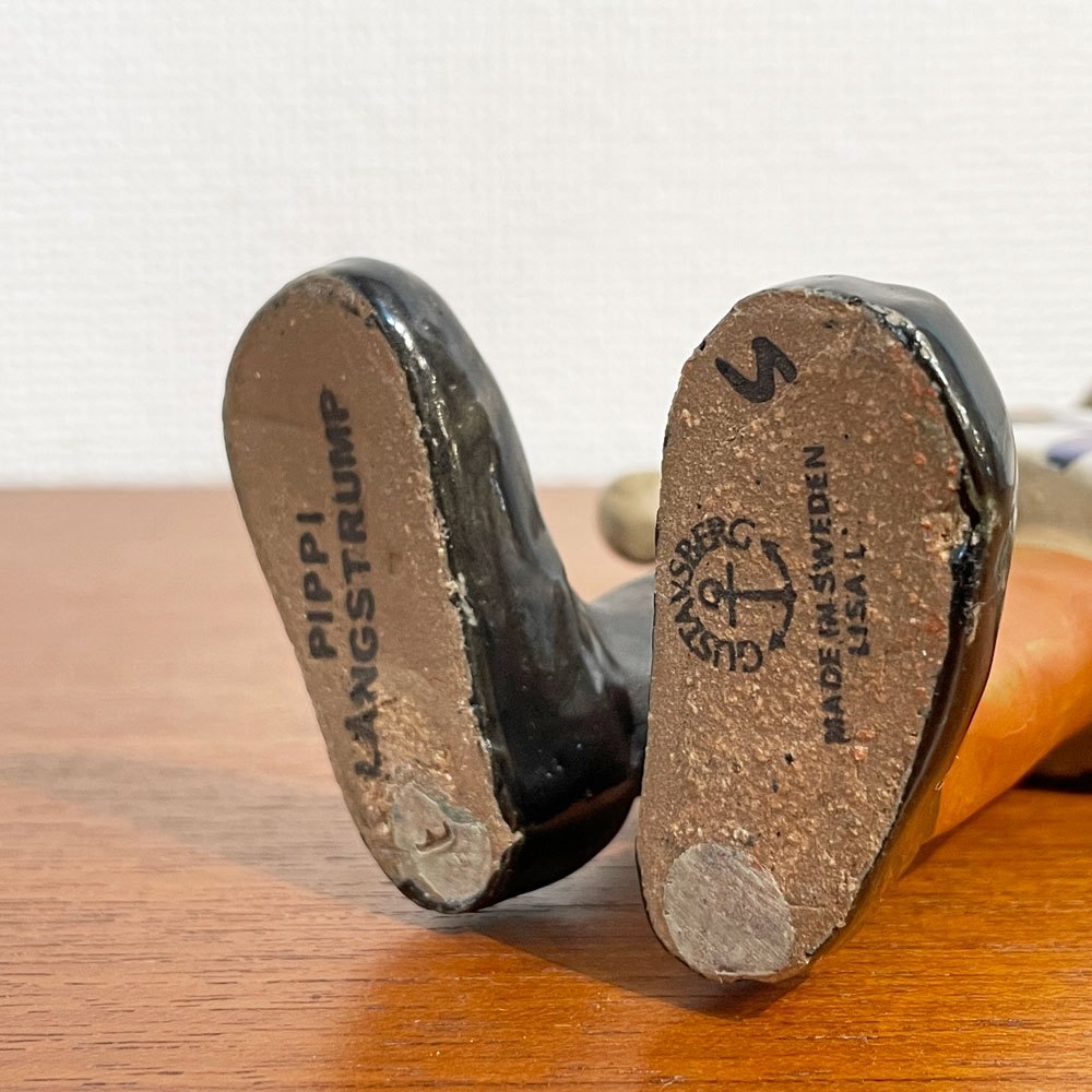 グスタフスベリ GUSTVSBERG 長くつ下のピッピ オブジェ 置物 リサ・ラーソン Lisa Larson スウェーデン 北欧雑貨 北欧ビンテージ ◎