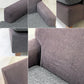 パシフィックファニチャーサービス Pacific Furniture Service P.F.S スタンダードA STANDARD A 2シーターソファ 2Pソファ パープル × グレー 座面張替品 ●